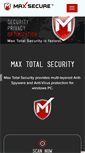 Mobile Screenshot of maxpcsecure.com
